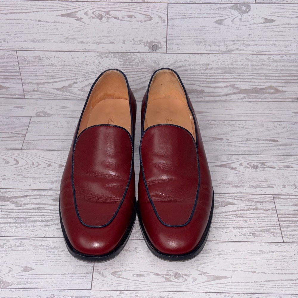 Brooks Brothers Burgundy Leather Loafers